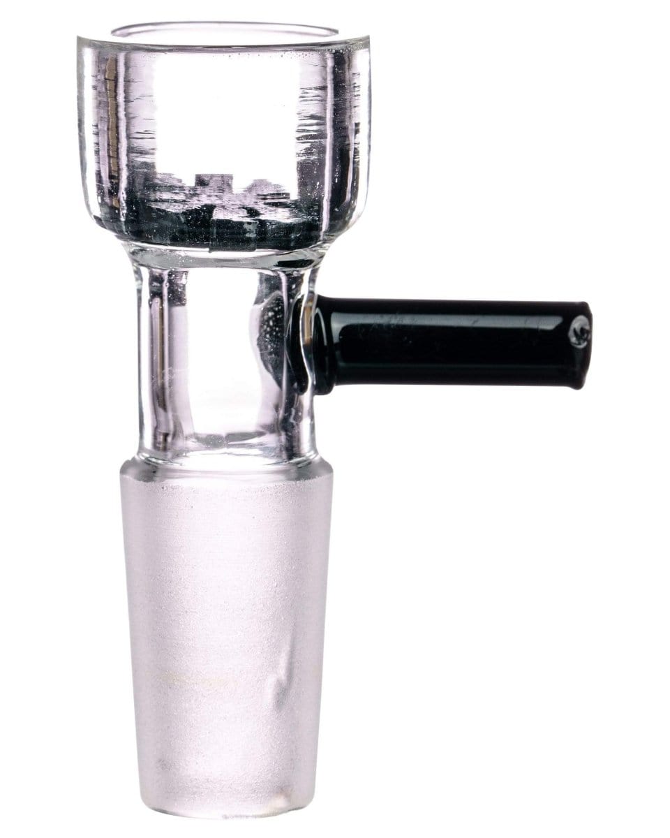 A close-up view of the Screen Bowl, showing the clear glass bowl with a visible screen inside.