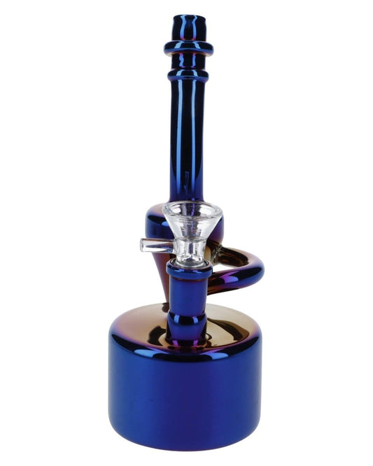 Daily High Club Bong Electro Plated Puck Recycler Bong