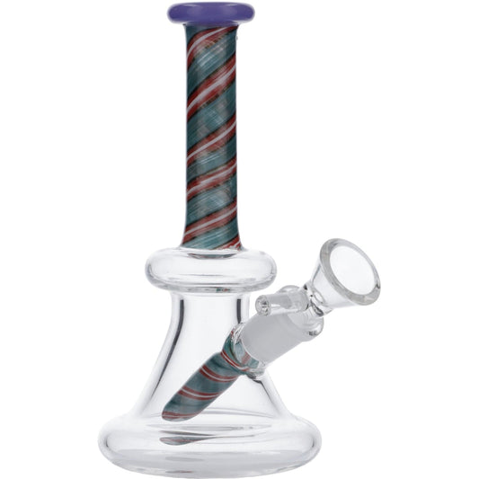 Daily High Club Bong Spiral Neck 6" Mini Waterpipe