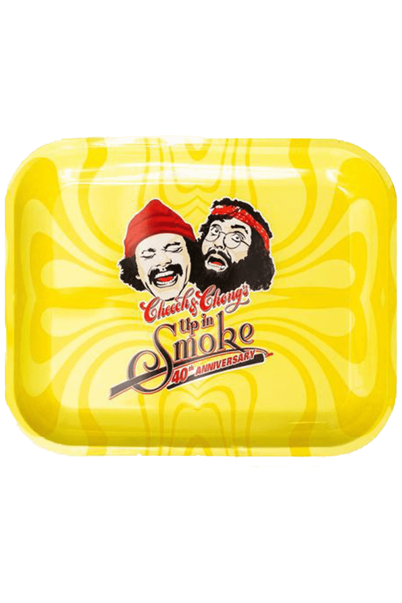Front view of the Cheech & Chong $25 Kit, featuring a brightly colored, cartoon-style design on a flat surface.