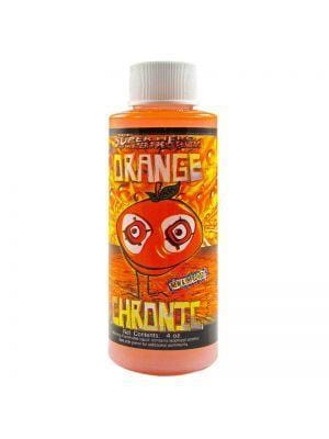 Front view of the Orange Chronic Cleaner bottle with bold lettering, set against a plain white background.