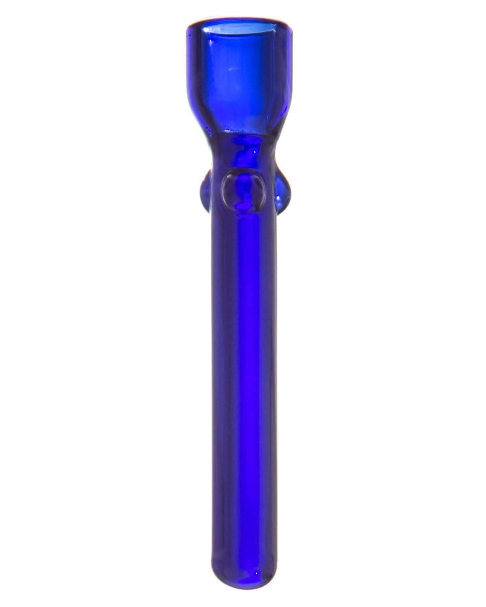 A close-up view of the Glass Nail, featuring a smooth, clear glass construction with a rounded tip.
