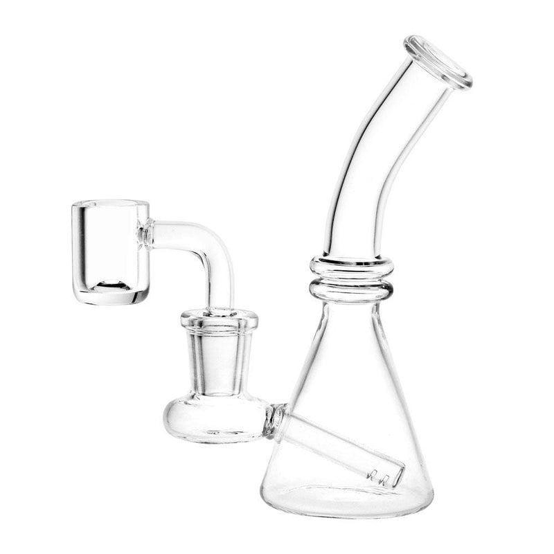 Mini Beaker Dab Rig - Clear Glass Smoking Rig