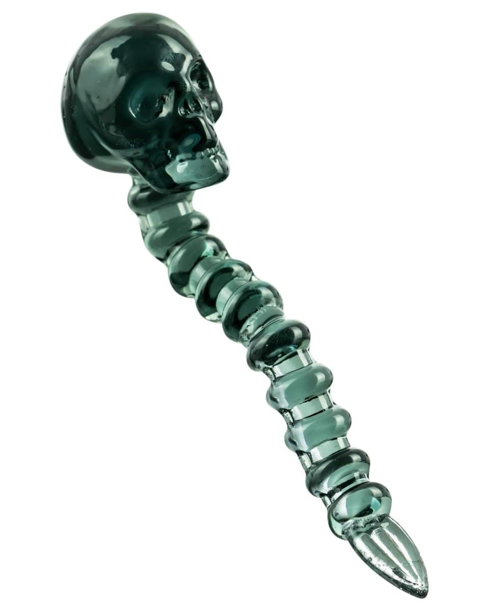 The Fatality Dabber features a detailed, transparent glass tip with a spiraling pattern, presented against a plain white background.