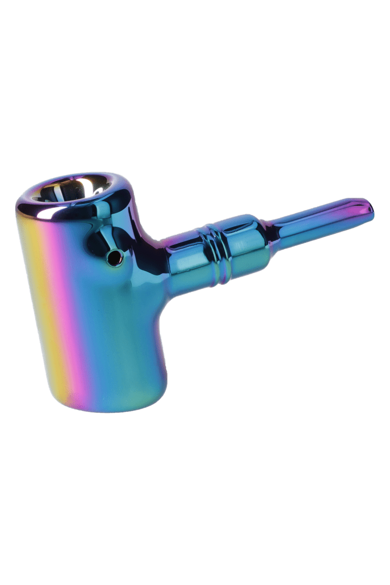 Front view of the Famous X $30 Kit, a curved glass piece with a dark, reflective finish.