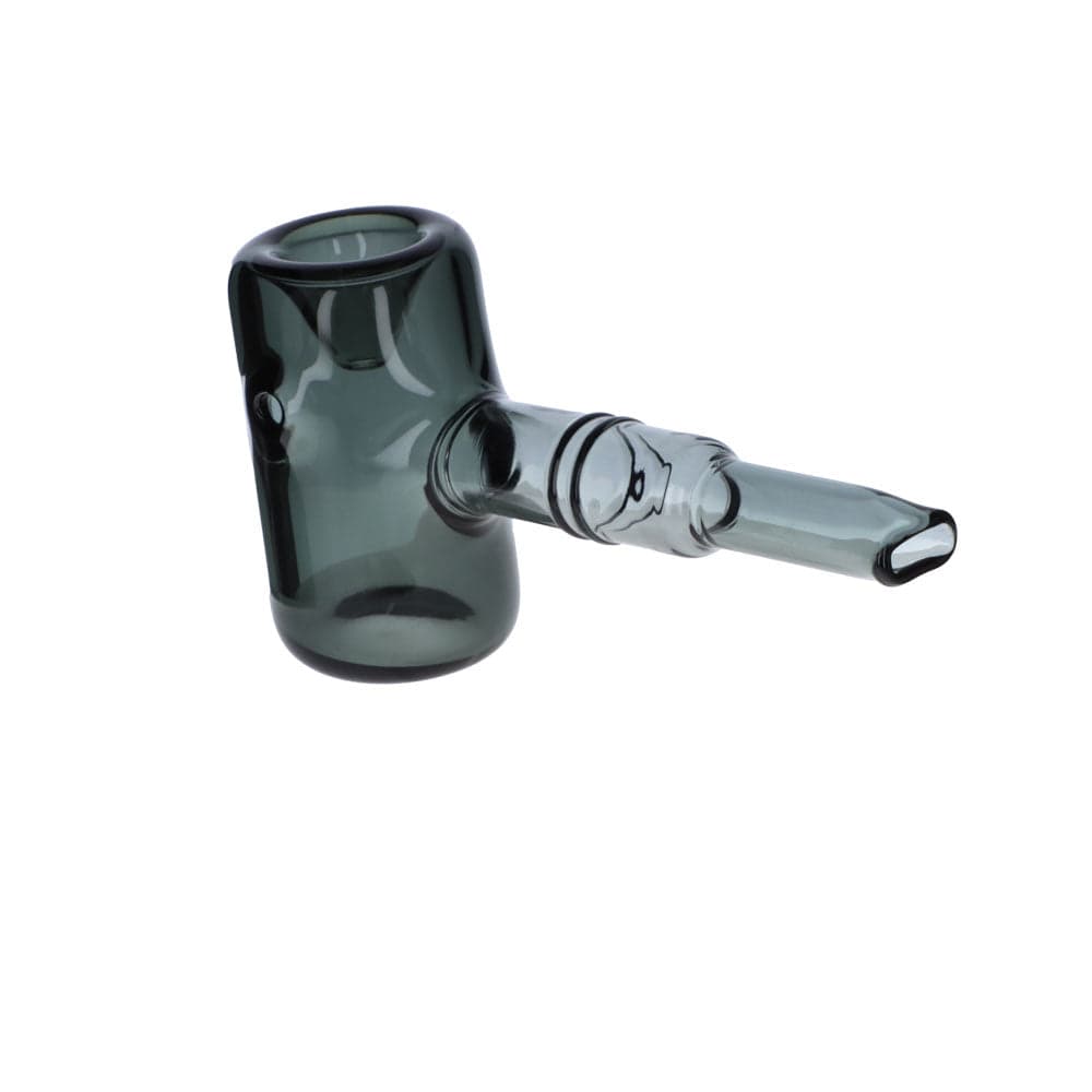 A side view of the Everyday Essentials 5" Sherlock Pipe, featuring a dark-tinted bowl and curved stem.