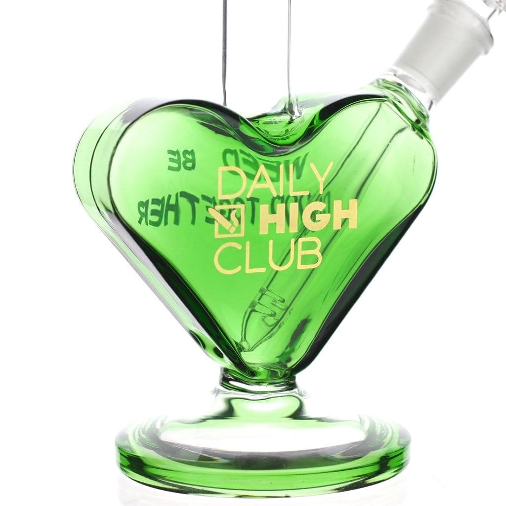Daily High Club Glass Daily High Club "Heart" Bong