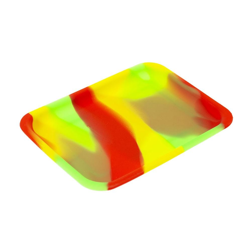 An angled view of the 8" x 6" Silicone Tray, showing the smooth, flat surface against a plain white background.