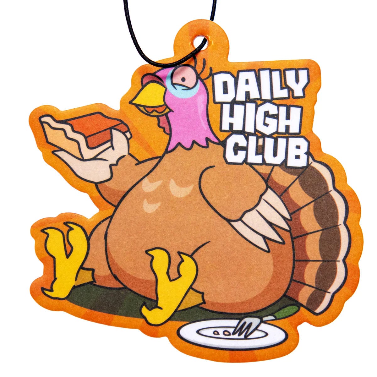 A brightly colored illustration of the “Turkey Day Touchdown” Box featuring a cartoon turkey design against a white background.