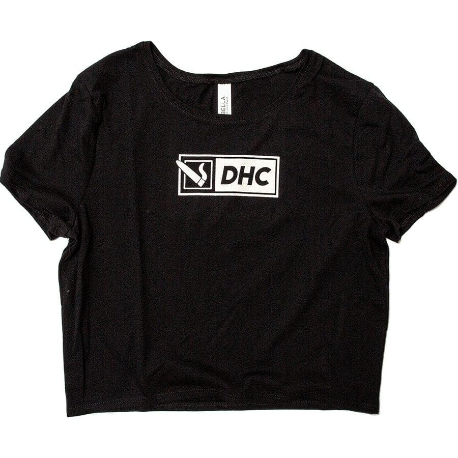 Overcast Clothing Daily High Club Women's Black Crop Top