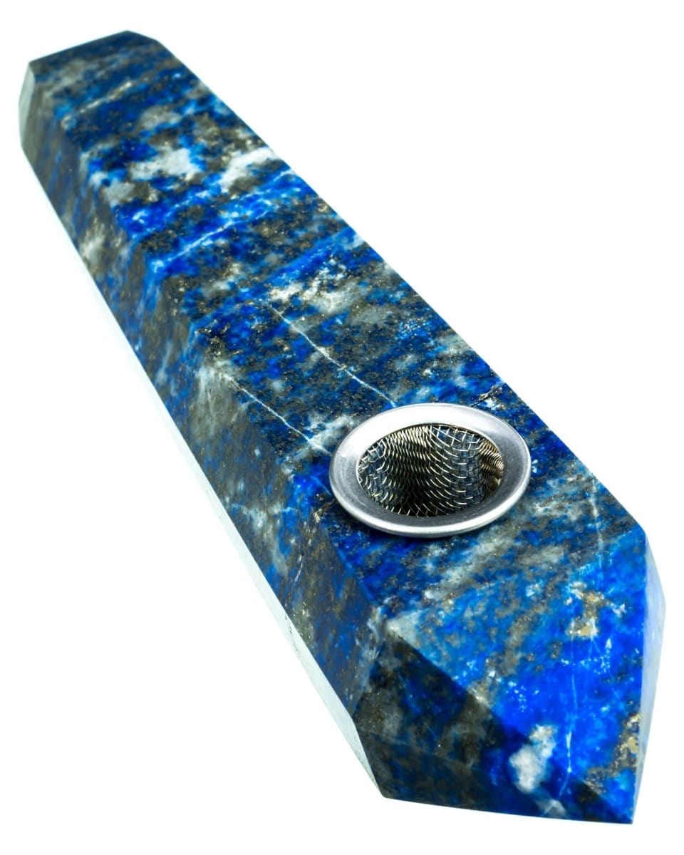 Daily High Club hand pipe Lapis Lazuli Quartz Stone Pipe