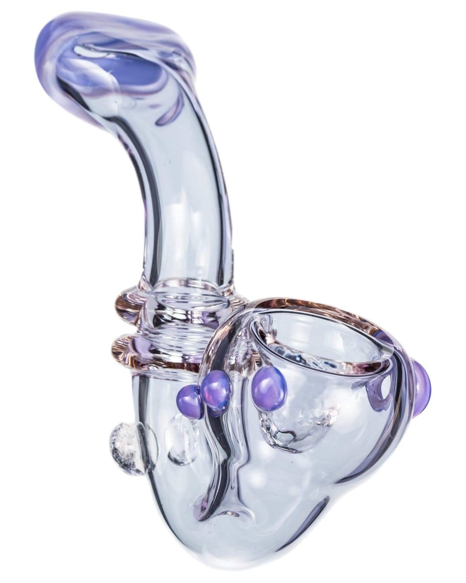 Daily High Club hand pipe Purple / Purple Maria Ring Sherlock Pipe