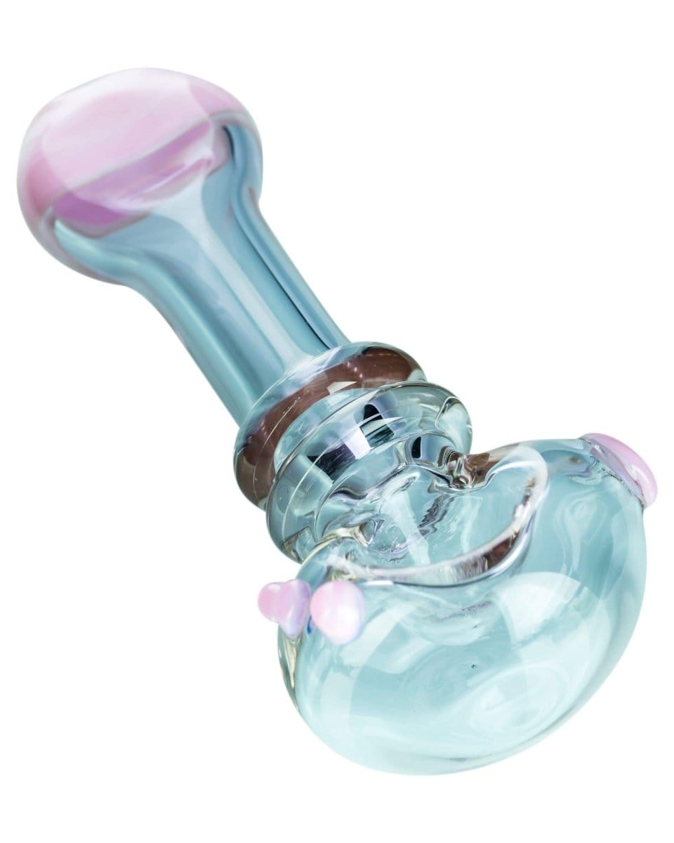 Daily High Club hand pipe Purple / Pink Maria Ring Spoon Pipe