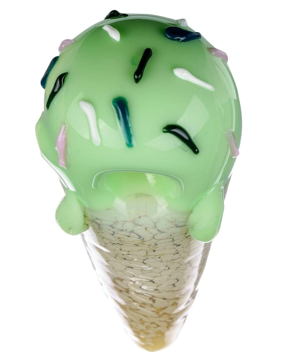 Daily High Club Hand Pipe Mint Single Scoop Ice Cream Spoon Pipe