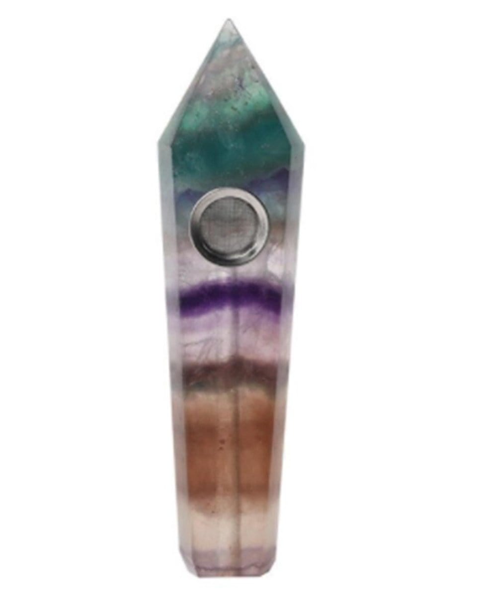 Daily High Club Hand Pipe Fluorite Stone Pipe