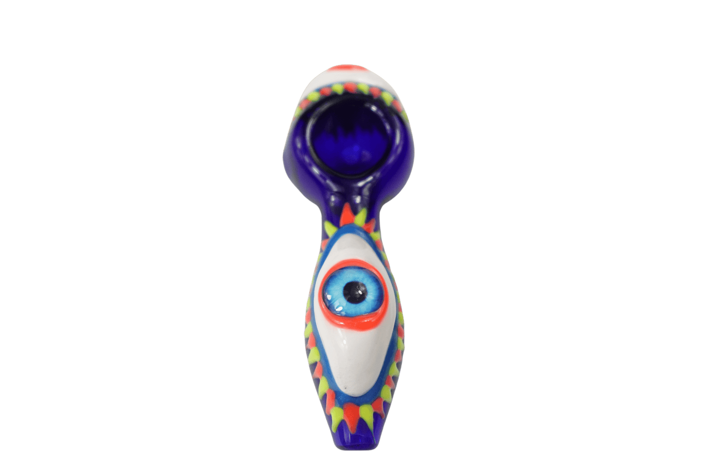 Cloud 8 Smoke Accessory Hand Pipe 5'' One Eye Monster Glass Spoon Hand Pipe
