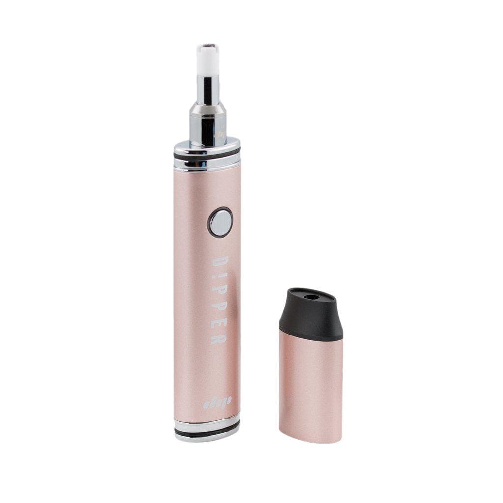 A studio shot of The Dipper, showing its smooth, metallic finish and sleek, cylindrical shape against a plain white background.