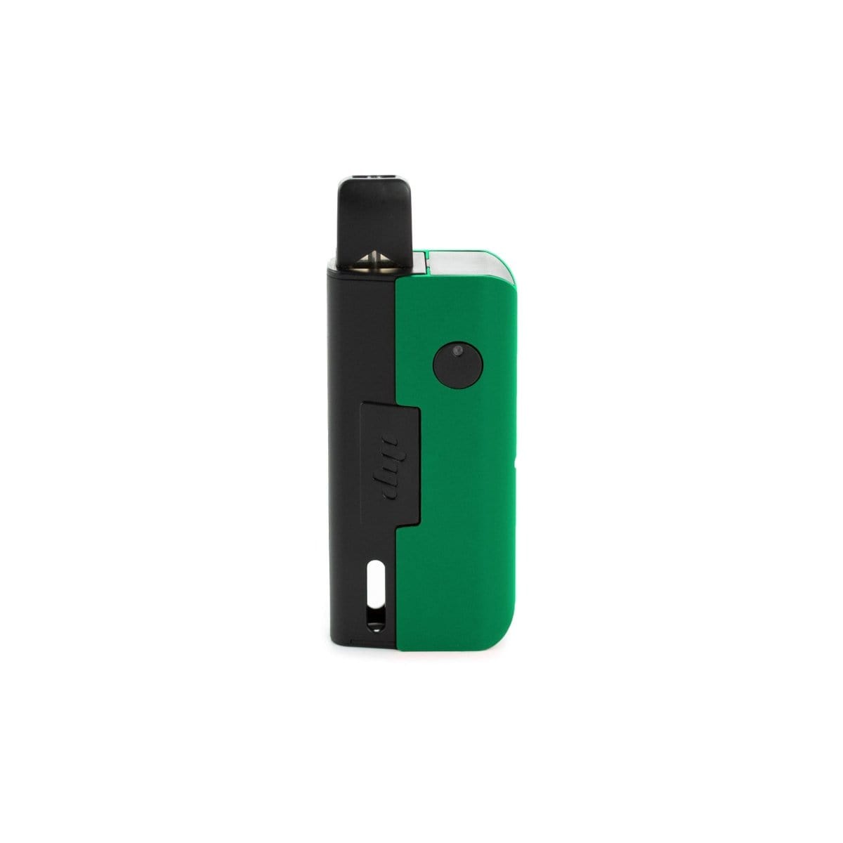 Front view of the Evri Starter Pack, a compact, black device with a subtle green accent, against a clean white background.