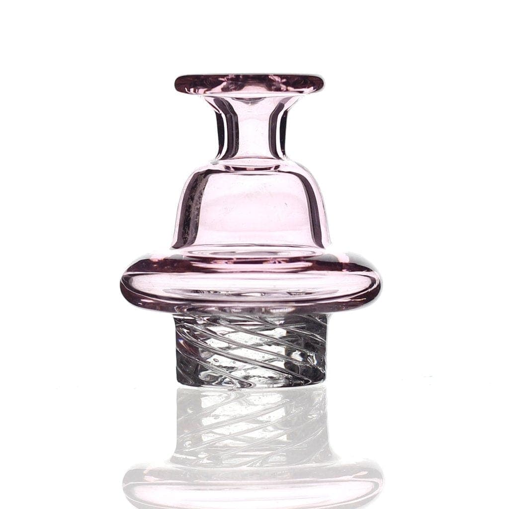 Lotus Glass Pink Directional Saucer Carb Cap