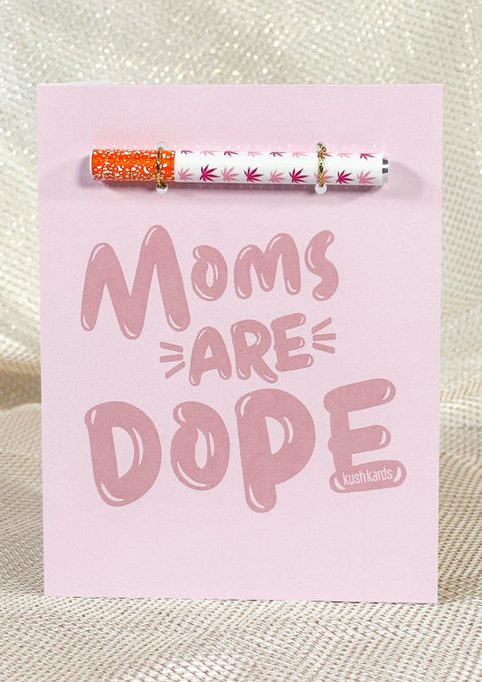 KushKards Greeting Card 💕 Dope Mom Cannabis Greeting Card