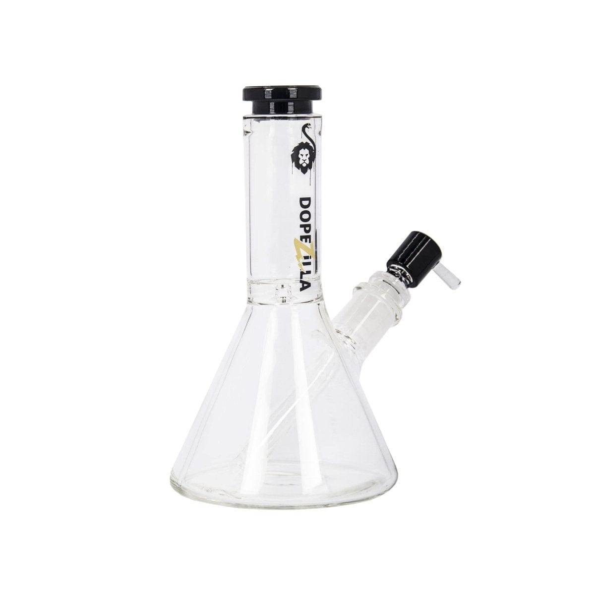 Front view of the Chimera Beaker Water Pipe, a clear glass piece with a classic beaker shape and visible joint.