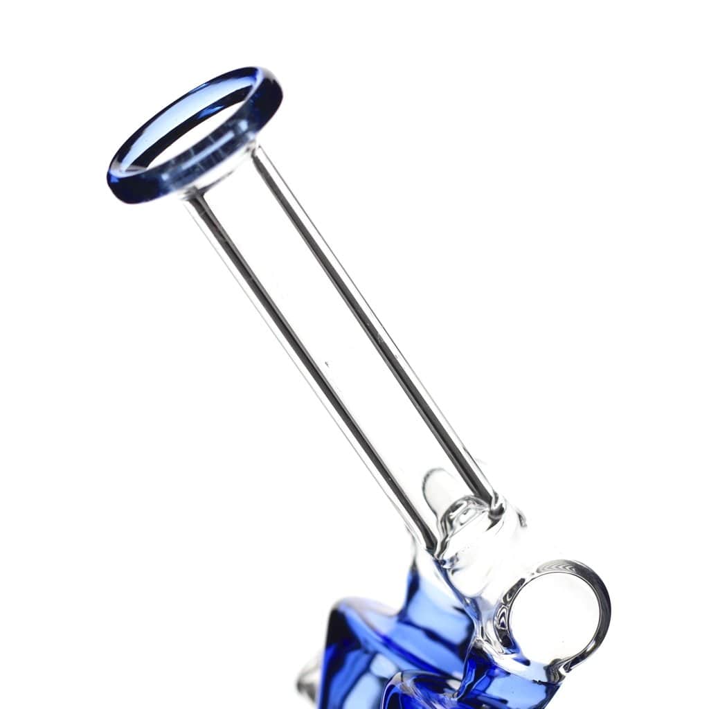 Lotus Glass Double Scope Recycler Dab Rig