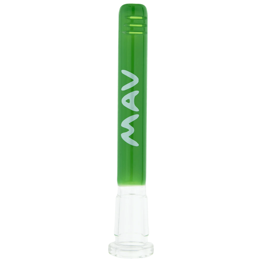 MAV Glass Downstem 4" / Forest Green 4" Color Downstem 18mm to 14mm OG