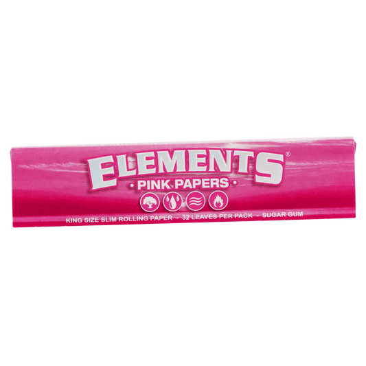 Elements Rolling Papers Pink King Size Slim Papers