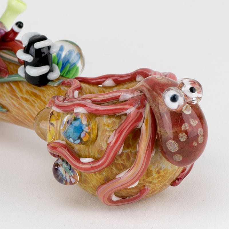 Empire Glassworks Hand Pipe Kraken Small Spoon Pipe