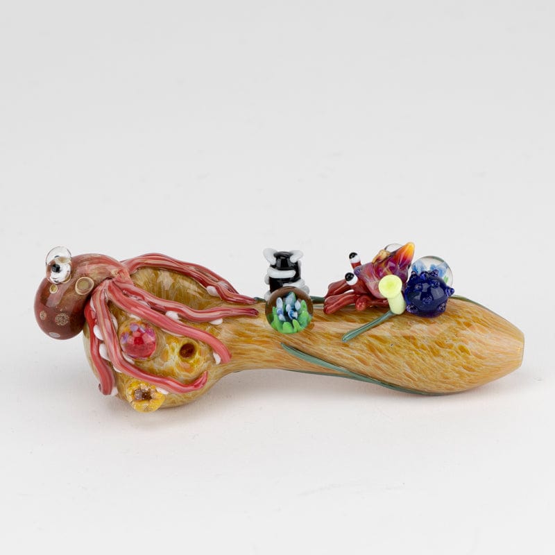 Empire Glassworks Hand Pipe Kraken Small Spoon Pipe