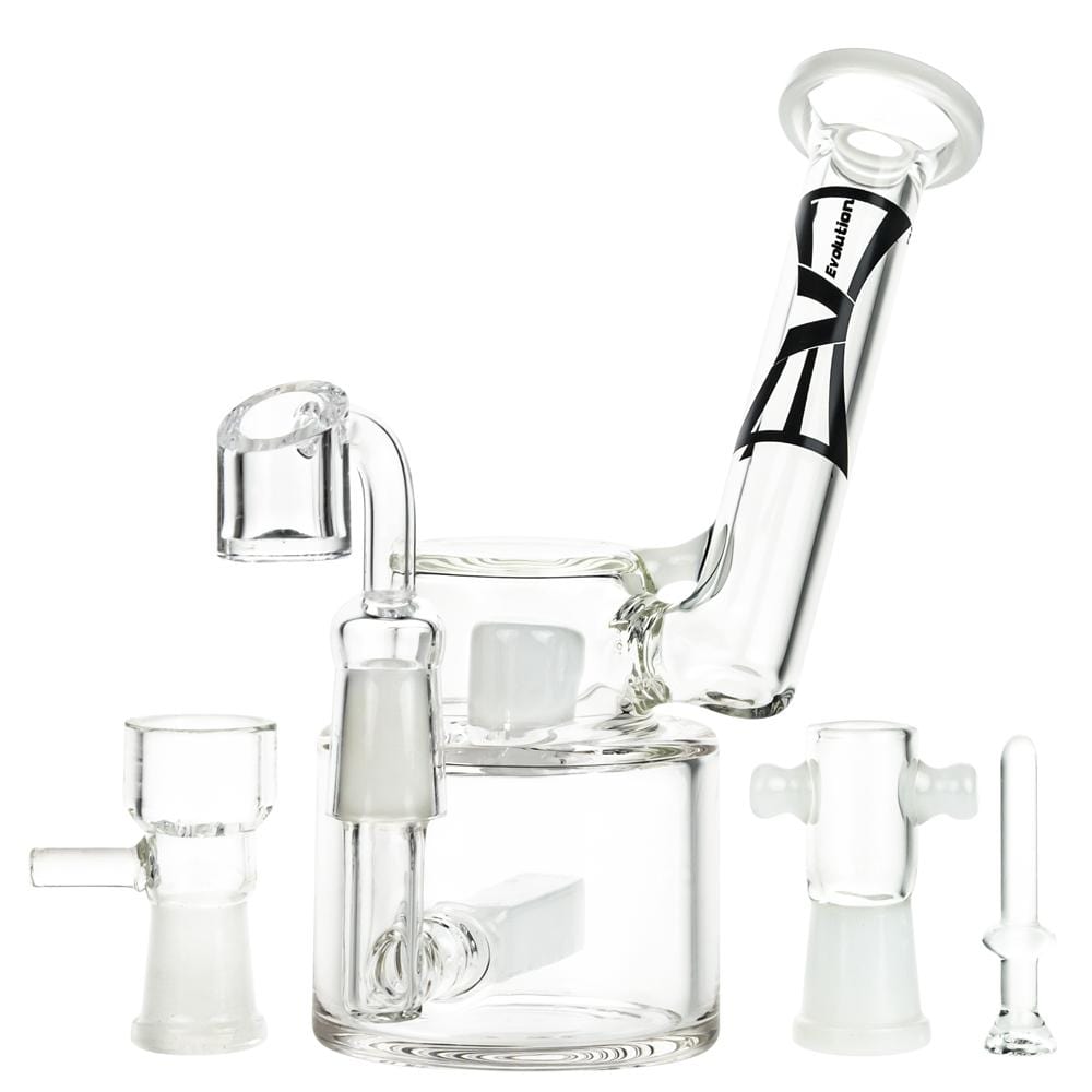 Evolution Dab Rig White Morning Glory 6" Rig