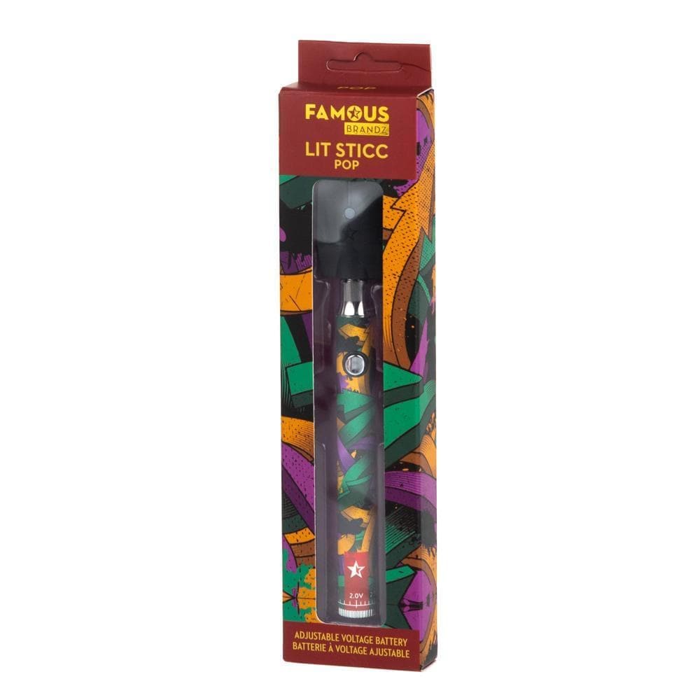 lit vape battery Lit Sticc Adjustable Voltage Battery Pop