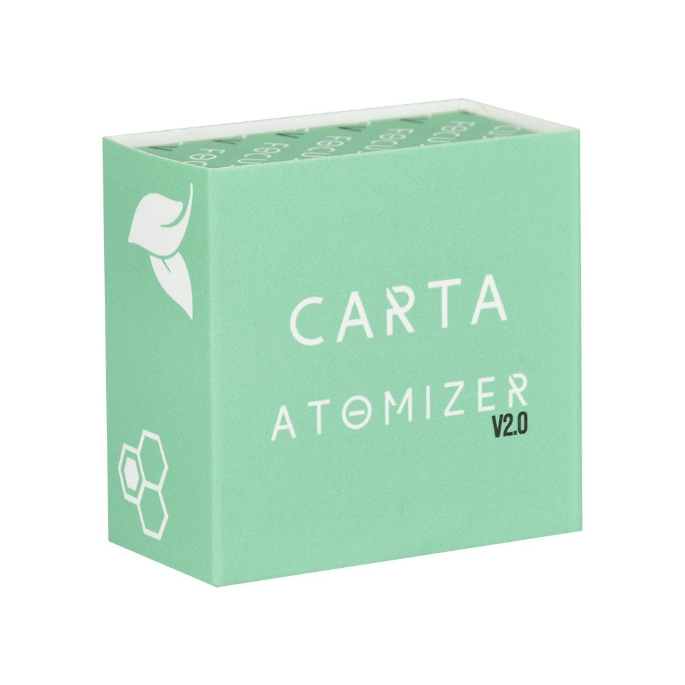 Front view of the Focus V CARTA CLASSIC Everlast dry herb atomizer, showcasing its sleek, compact design against a plain background.