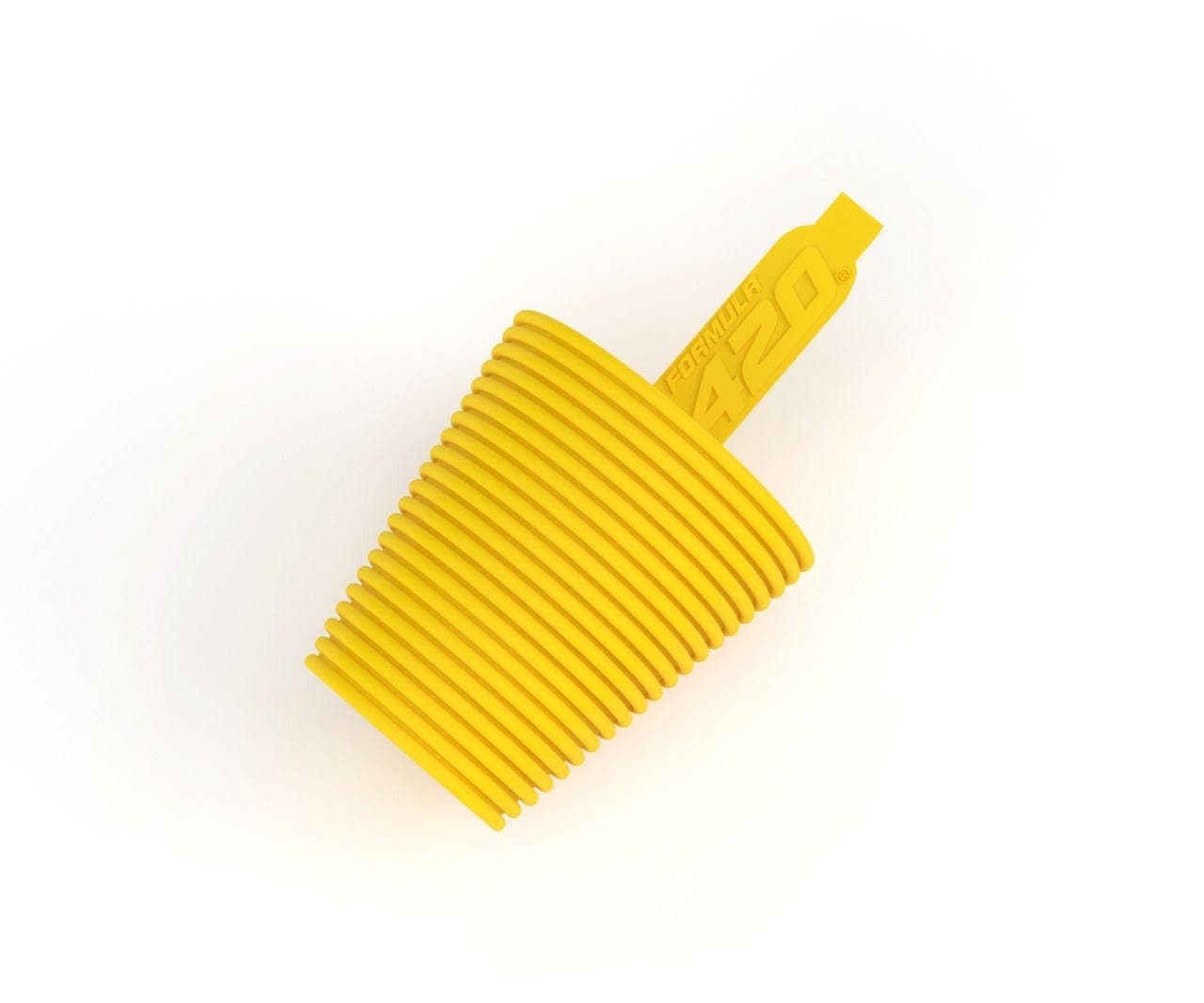 A close-up view of the Formula 420 XL Cleaning Plugs, showcasing their cylindrical shape and ribbed texture against a plain white backdrop.