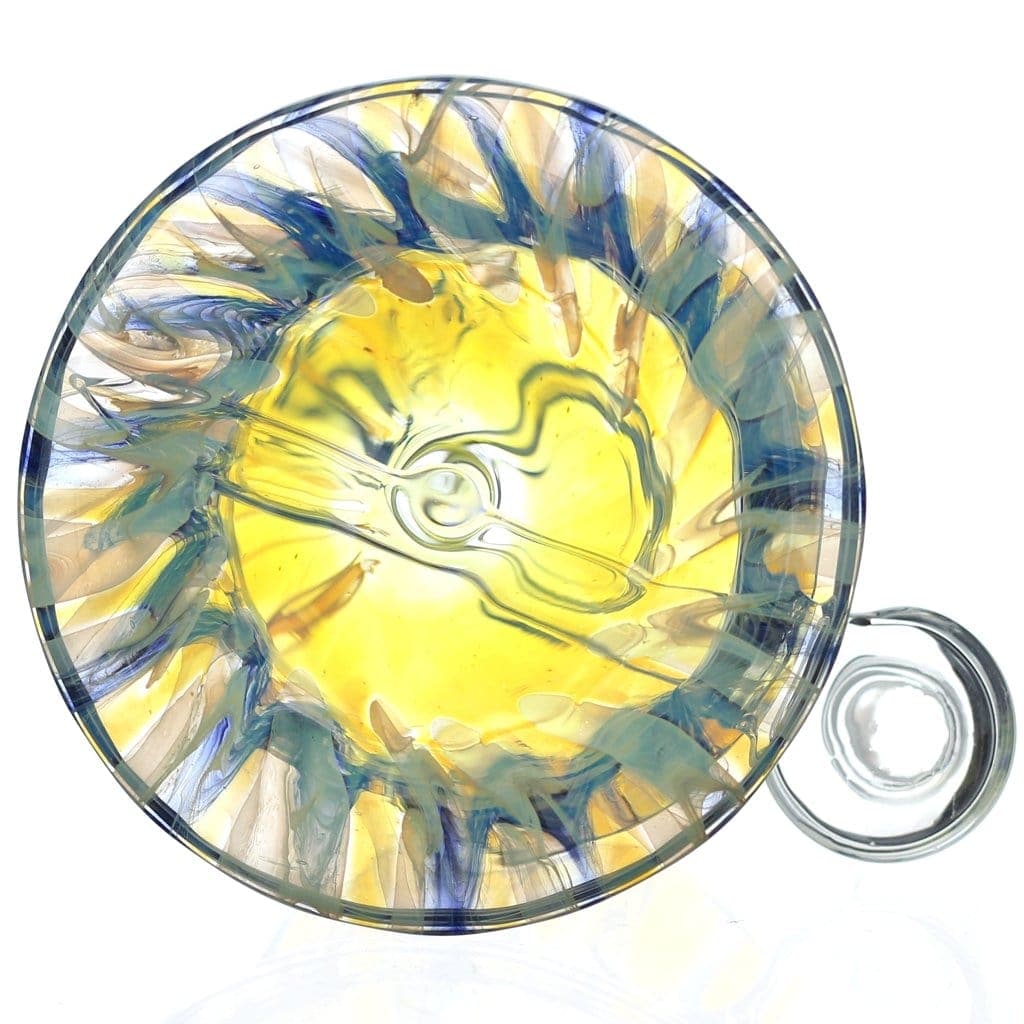 Lotus Glass Fumed Mug Dab Rig