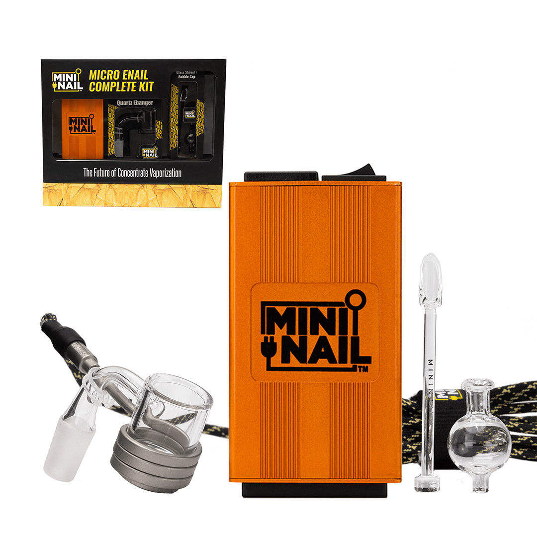 Mini Nail LLC E-Nail Orange MiniNail Quartz Banger Enail Kit