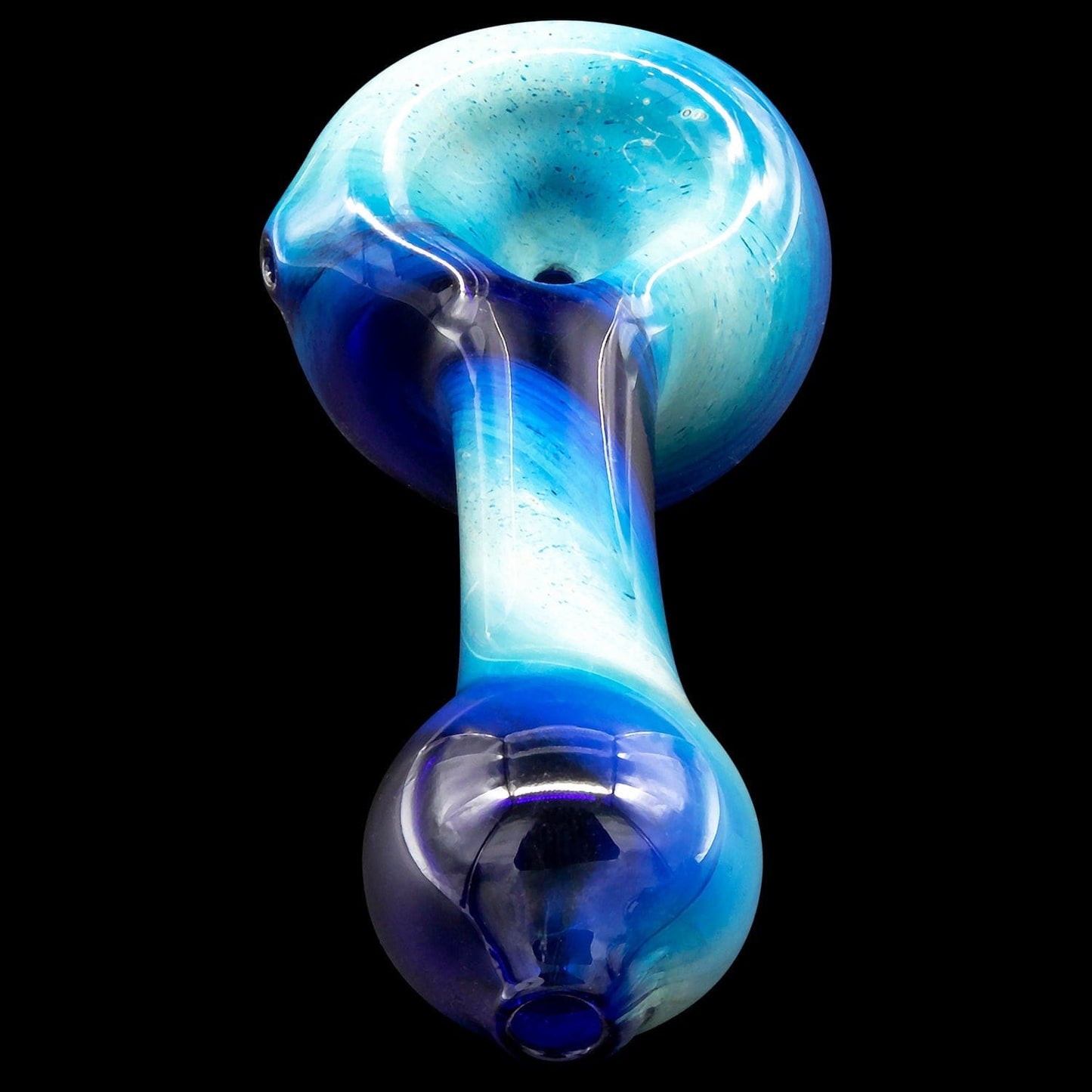 LA Pipes Hand Pipe "Galaxy" Fumed Spoon Pipe