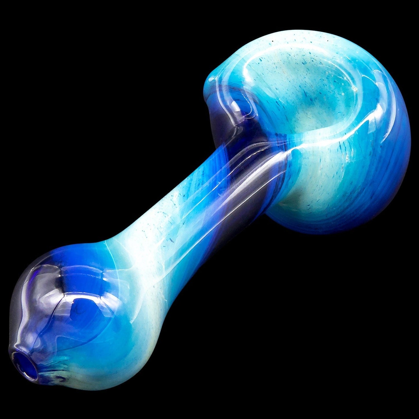 LA Pipes Hand Pipe Large "Galaxy" Fumed Spoon Pipe