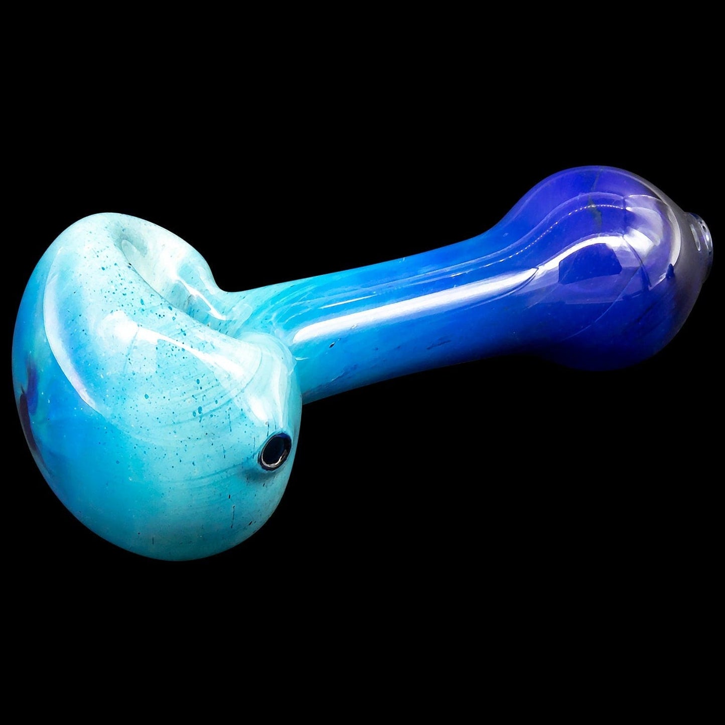 LA Pipes Hand Pipe "Galaxy" Fumed Spoon Pipe