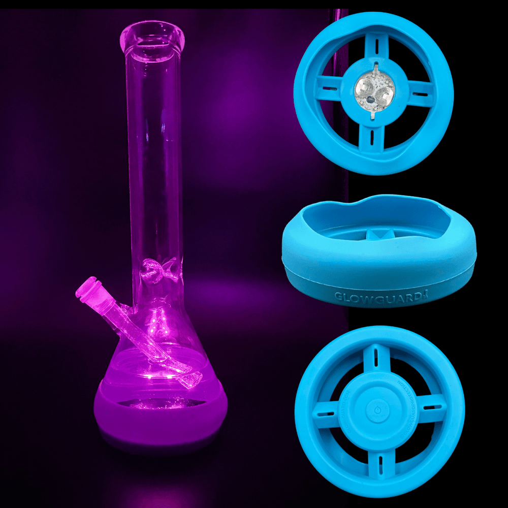 Silicone Bong Base - USB Rechargeable - 4/6in Glass Pipe
