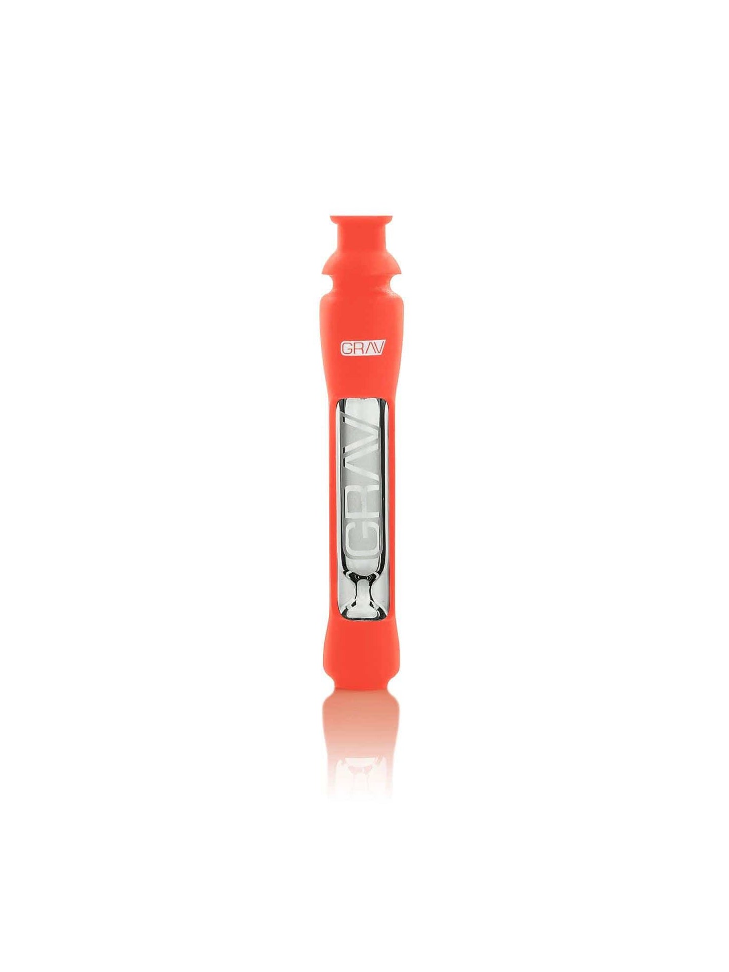 GRAV Hand Pipe Scarlet Orange GRAV® 12mm Taster® with Silicone Skin - Assorted Colors