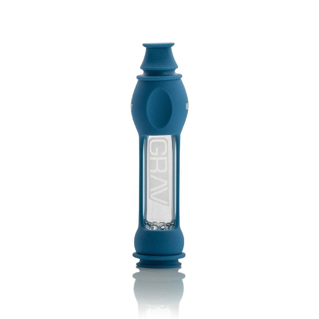 GRAV Hand Pipe Blue GRAV® 16mm Octo-taster with Silicone Skin