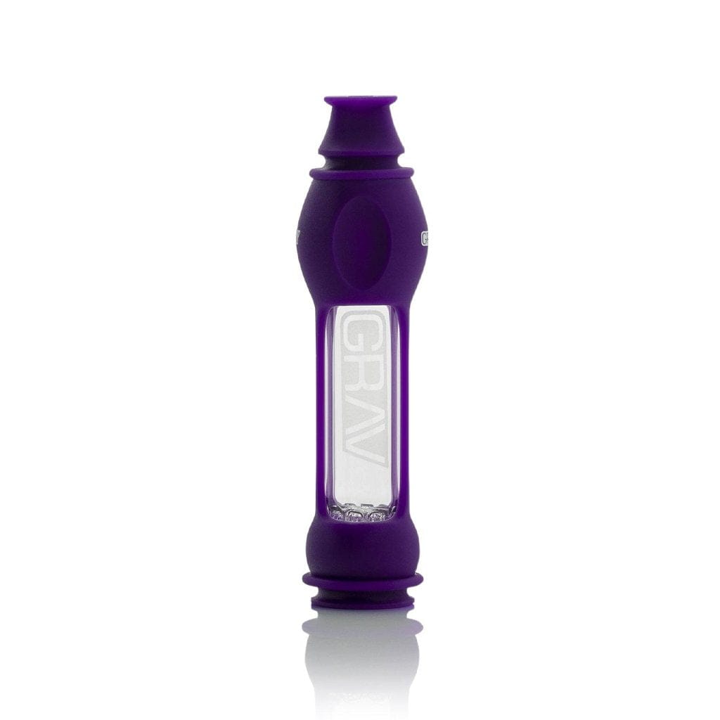 GRAV Hand Pipe Purple GRAV® 16mm Octo-taster with Silicone Skin