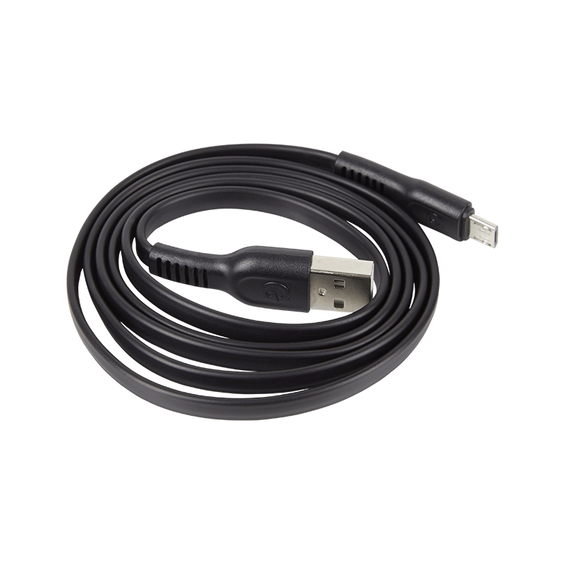 Close-up of the G Pen Connect Vaporizer’s black USB cable against a plain white background.