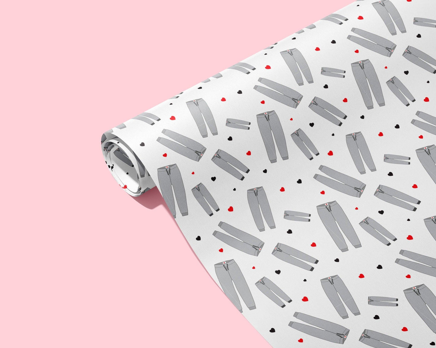 KushKards Greeting Cards 💌 Grey Sweatpants Naughty Wrapping Paper