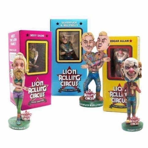 Lion Rolling Circus Toy Lion Rolling Circus Hand Made Collectable Bobblehead Dolls