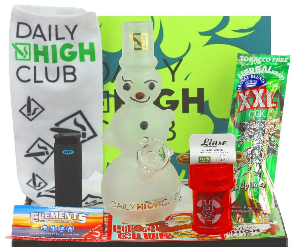 Daily High Club Box Snowman Holiday Gift Box