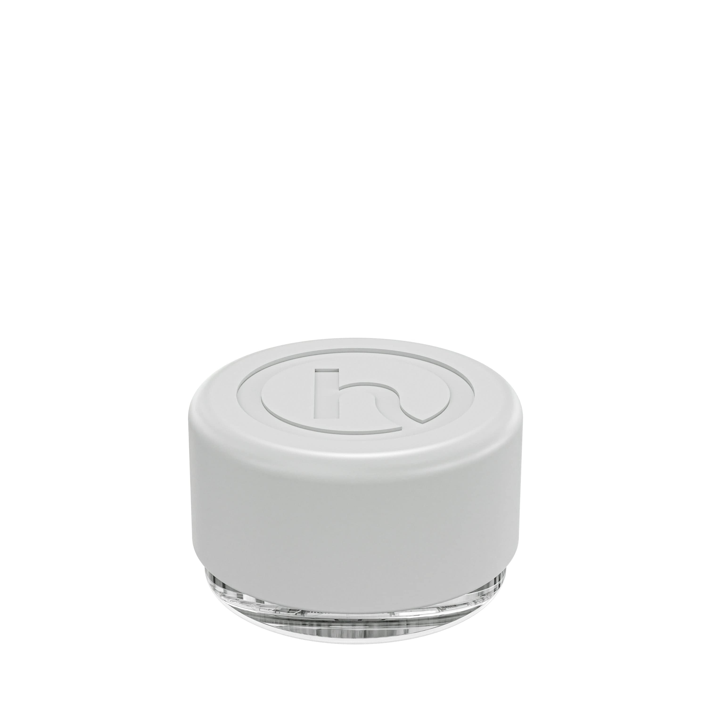 Close-up, top-down view of the Ashtray, a minimalist circular dish with a smooth, matte finish.