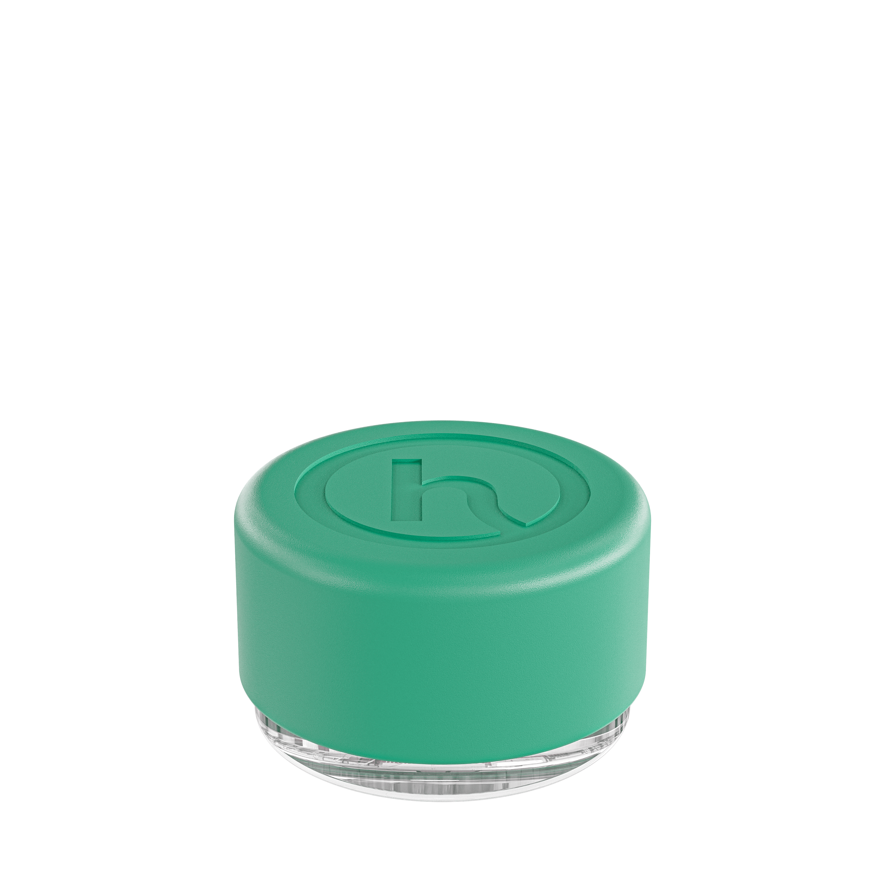 A close-up, top-down view of the simple, cylindrical Ashtray.