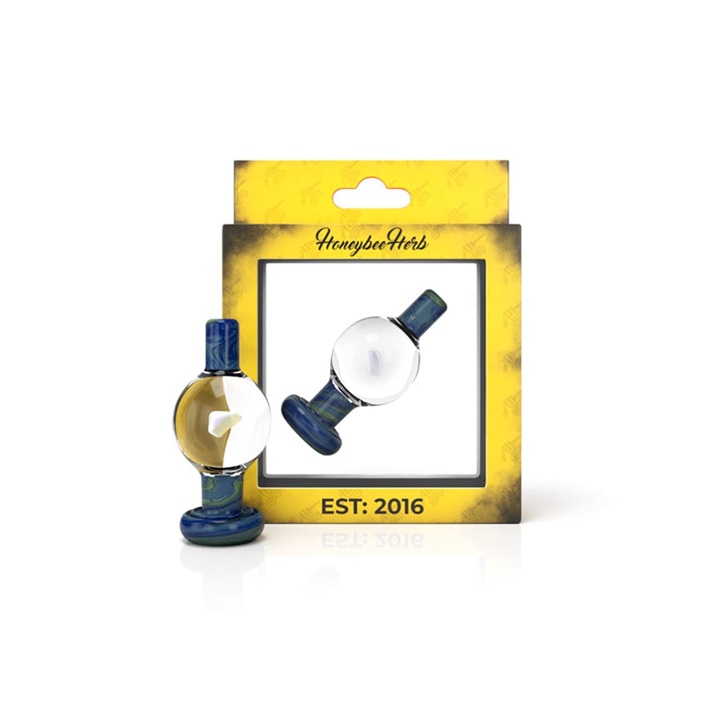 Honeybee Herb Carb Cap Blue Skylight Opal Bubble Cap